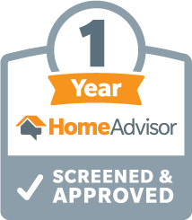 Home Advisor 1 Year Screened and Approved Logo
